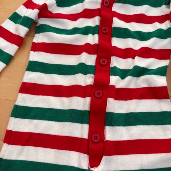 Mini Boden Lot of 2 Pajama Holiday Striped Christmas Unisex Size 4-5Y - Picture 5 of 8